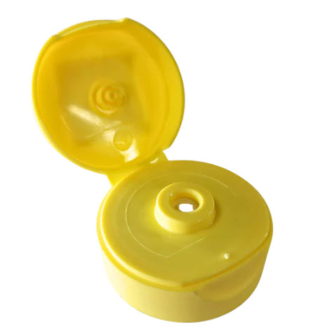 38-400 Yellow Flip Top Closure