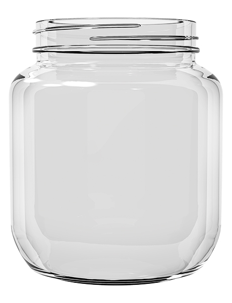 64 oz Clear Wide Mouth Jar, 110-400