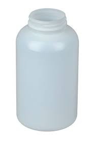 750 cc Natural HDPE Wide Mouth Round Jar, 53-400