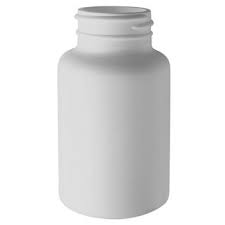 150 cc White HDPE Wide Mouth Round Jar, 38-400