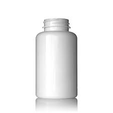 200 cc White HDPE Wide Mouth Round Jar, 38-400
