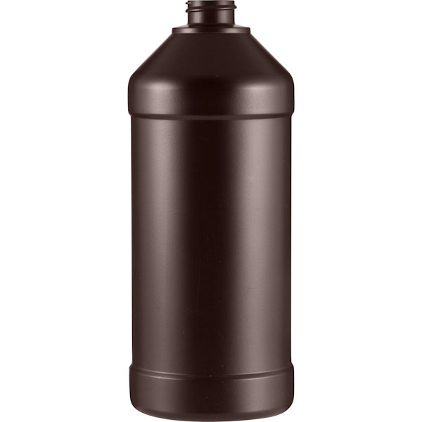 32 oz Brown Barrier Modern Round, 28-400