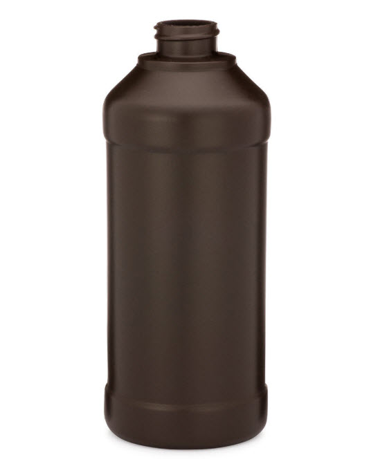 16 oz Brown Barrier Modern Round, 28-400