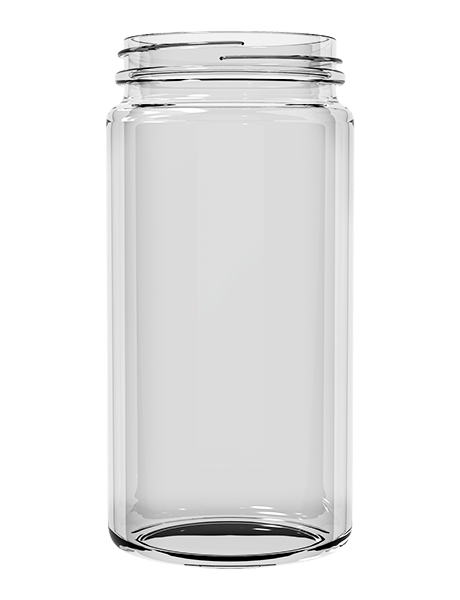 16 oz Clear Wide Mouth Jar, 63-400