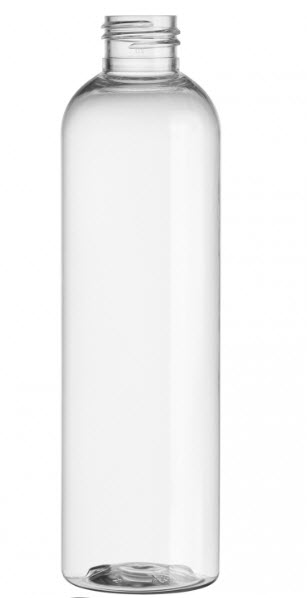 8 oz Clear PET Bullet, 24-410