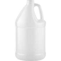 1 Gallon Natural HDPE Round Handled Jug, 38-400