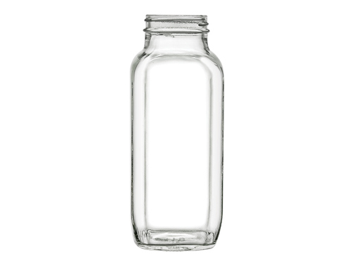 16 oz Clear French Square, 48-400