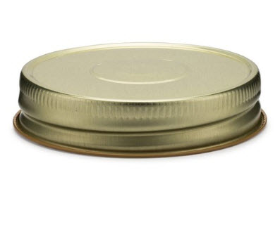 70G-450 Button Top Gold Metal Closure