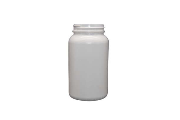 335 cc White HDPE Wide Mouth Round Jar, 53-400