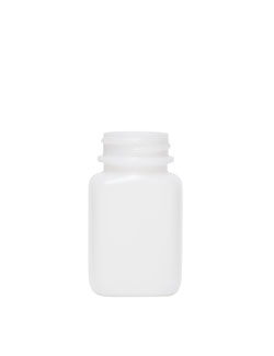 60 cc Natural HDPE Oblong Jar, 33-400