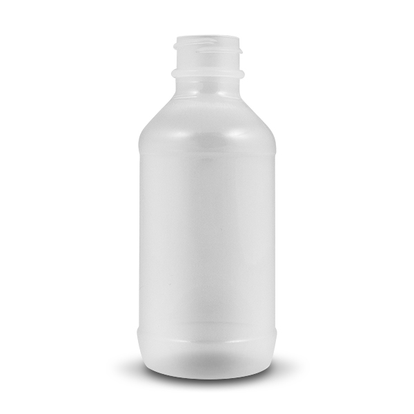 4 oz Natural HDPE Modern Round, 24-410