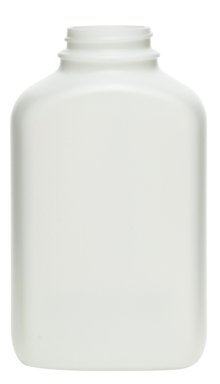 160 cc Natural HDPE Oblong Jar, 38-400