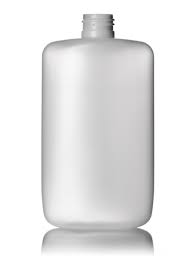8 oz Natural HDPE Oval, 24-410