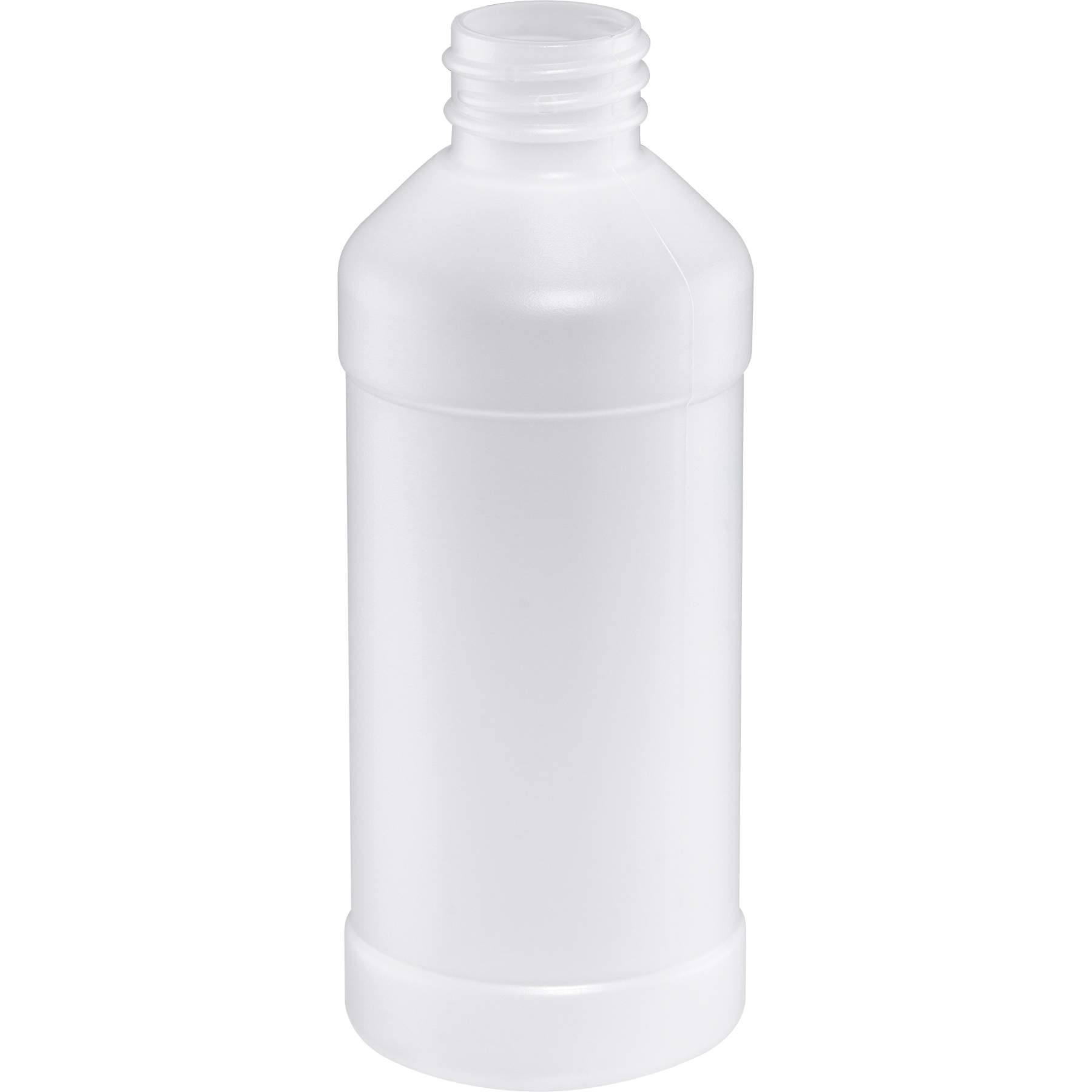 8 oz Natural HDPE Modern Round, 28-410