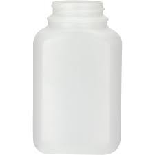 250 cc Natural HDPE Oblong Jar, 43-400