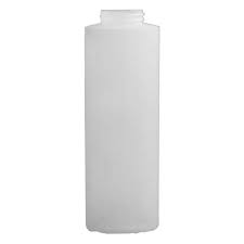 8 oz Natural HDPE Cylinder, 38-400