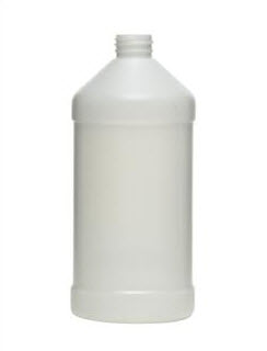 16 oz Natural HDPE Modern Round, 28-410