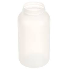 960 cc Natural HDPE Wide Mouth Round Jar, 63-400