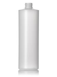 16 oz Natural HDPE Cylinder, 24-410