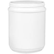 32 oz White HDPE Canister, 100 MM
