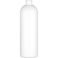 16 oz White/White HDPE Bullet, 24-410