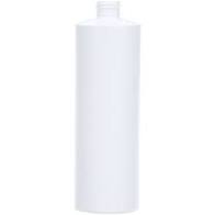 16 oz White/White HDPE Cylinder, 24-410