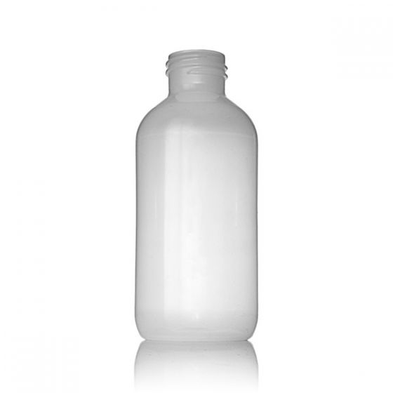 4 oz Natural LDPE Boston Round, 24-410