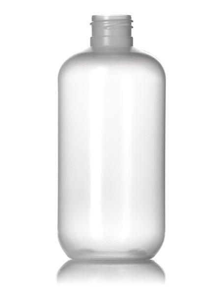 8 oz Natural LDPE Boston Round, 24-410