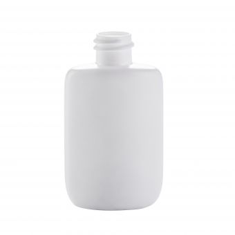 1.25 oz White/White LDPE Oval, 18-410