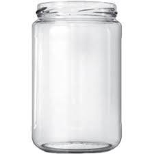 24.75 oz Clear Wide Mouth Jar, 82-2040