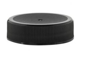 38-400 Black Ribbed PP Closure