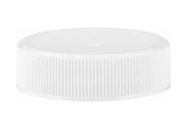 100-400 White Ribbed PP Closure