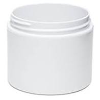 4 oz White PP Straight Sided Jar, 70-400