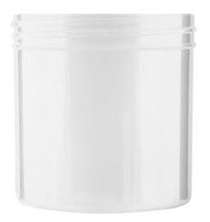 6 oz White PP Straight Sided Jar, 70-400