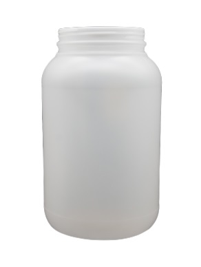 1 Gallon Natural HDPE Wide Mouth Gallon Jug, 110-400