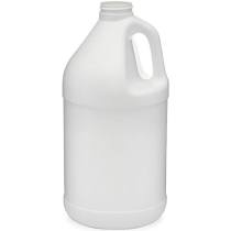 64 oz Blue/White HDPE Round Handled Jug, 38-400