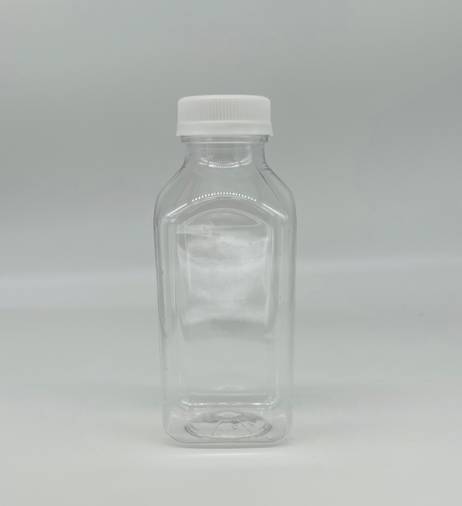 12 oz PET Square Juice Bottle, 38MM-DBJ