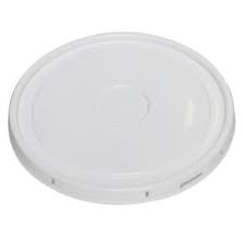 Lid for 1 Gallon White HDPE Pail, Tear-Tab, Gasket