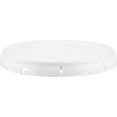 Lid for 3.5, 5, and 6 Gallon White HDPE Pail, NVRI, Tear-Tab, Gasket