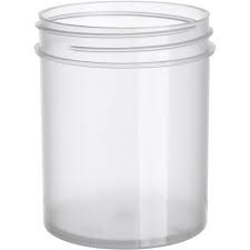 4 oz Natural PP Straight Sided Jar, 58-400