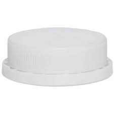 38-400 White Dairy Cap w/ Ring