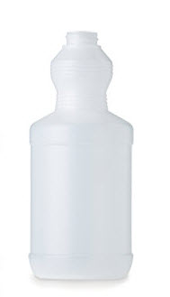 24 oz Natural HDPE Bulb Top Carafe, 28-400