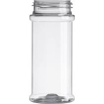 8.4 oz Clear PET Spice Jar, 53-485