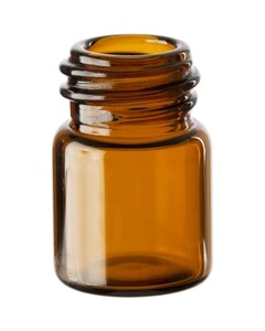 1/2 dram Amber Vial, 13-425