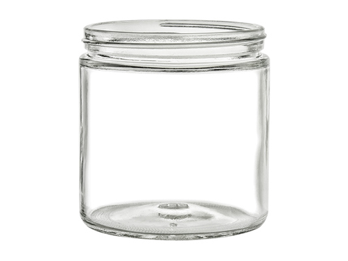 16 oz Clear Straight Sided Jar, 89-400