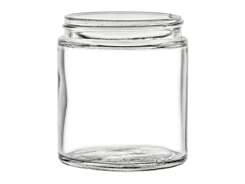 4 oz Clear Straight Sided Jar, 58-400