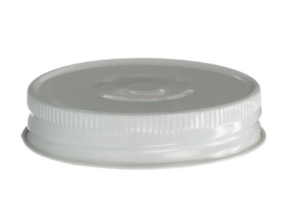 70G-450 White Metal Closure, Button